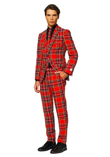 Image of Tartan Plaid Men's Opposuit ID OSOSUI0044-40