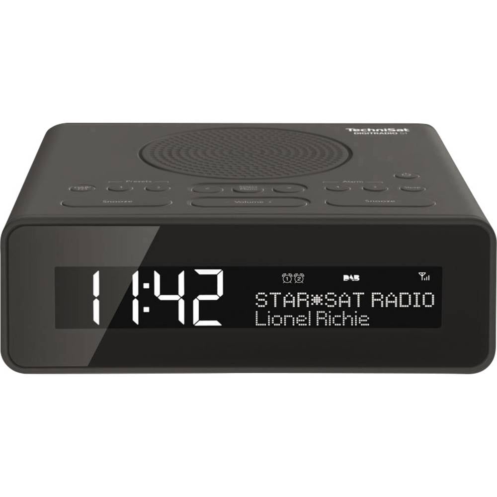 Image of TechniSat DigitRadio 51 Radio alarm clock DAB+ FM AUX Anthracite