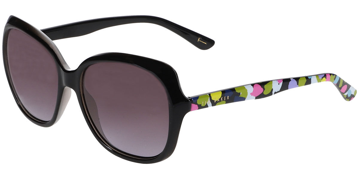 Image of Ted Baker TB1645 001 56 Lunettes De Soleil Femme Noires FR