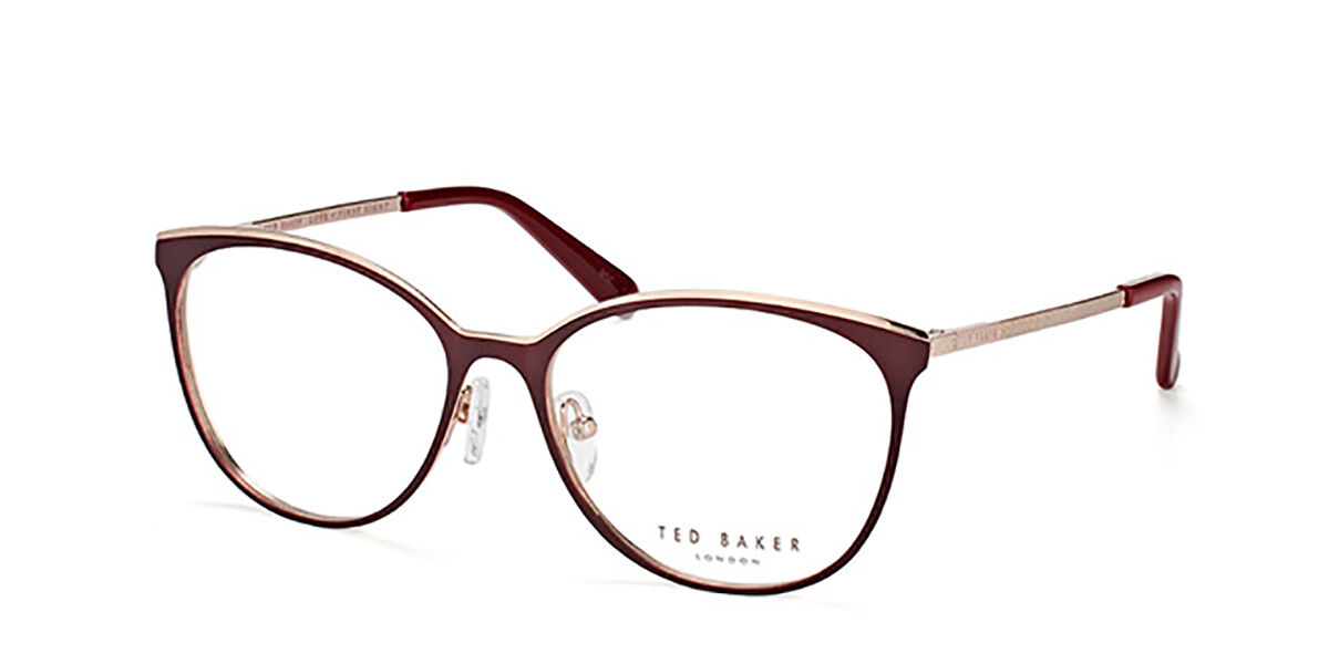 Image of Ted Baker TB2237 Quinn 244 Óculos de Grau Vinho Feminino PRT