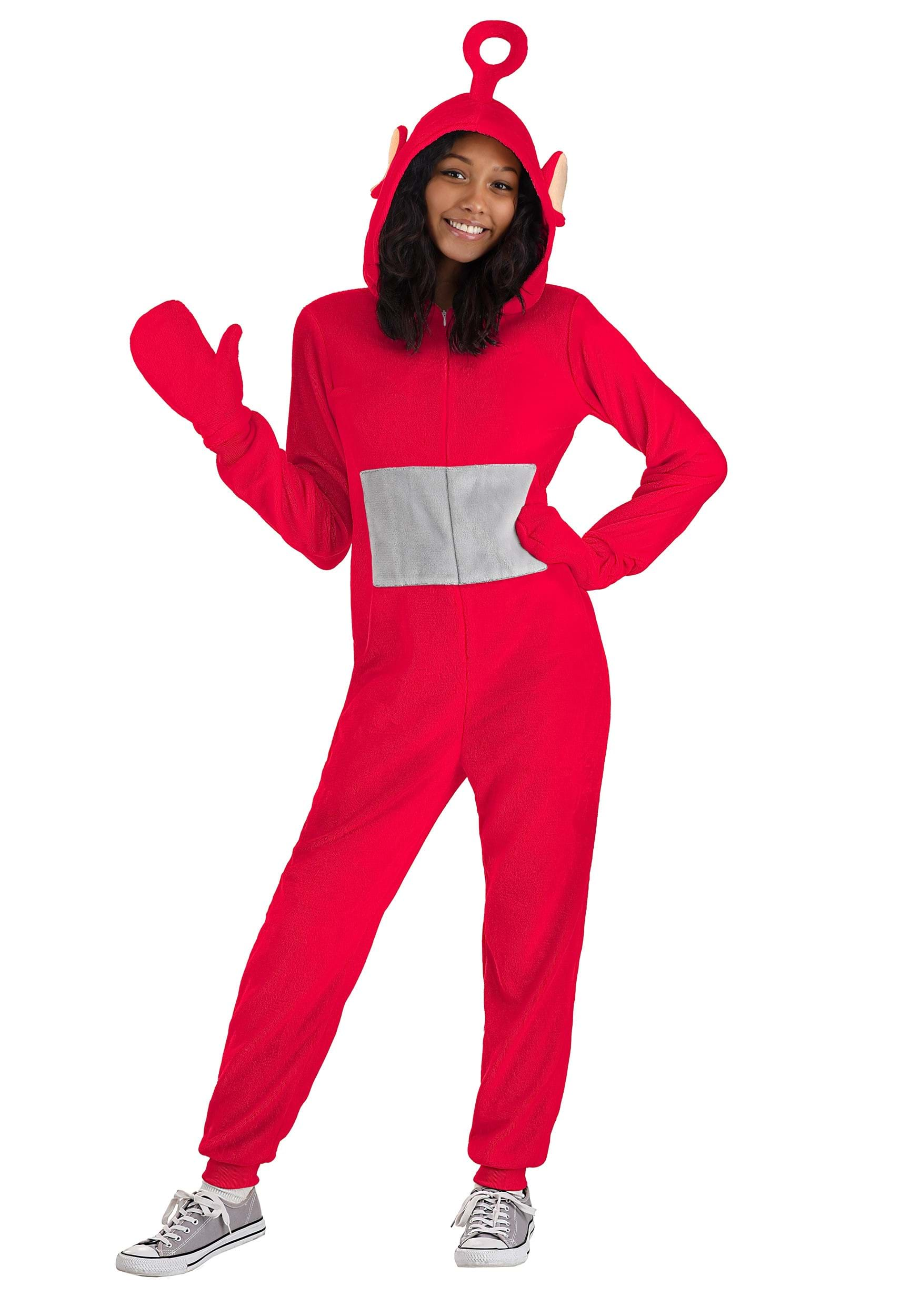 Image of Teletubbies Po Adult Jumpsuit Costume ID FUN2833AD-XS