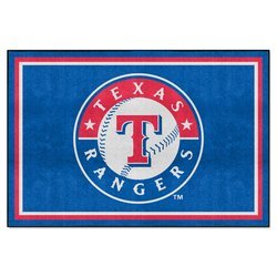 Image of Texas Rangers Floor Rug - 5x8