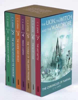 Image of The Chronicles of Narnia Rack Paperback 7-Book Box Set: The Classic Fantasy Adventure Series (Official Edition)