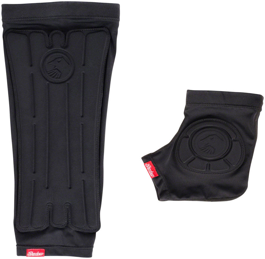 Image of The Shadow Conspiracy Invisa-Lite Shin/Ankle Guard Combo - Black Large/X-Large