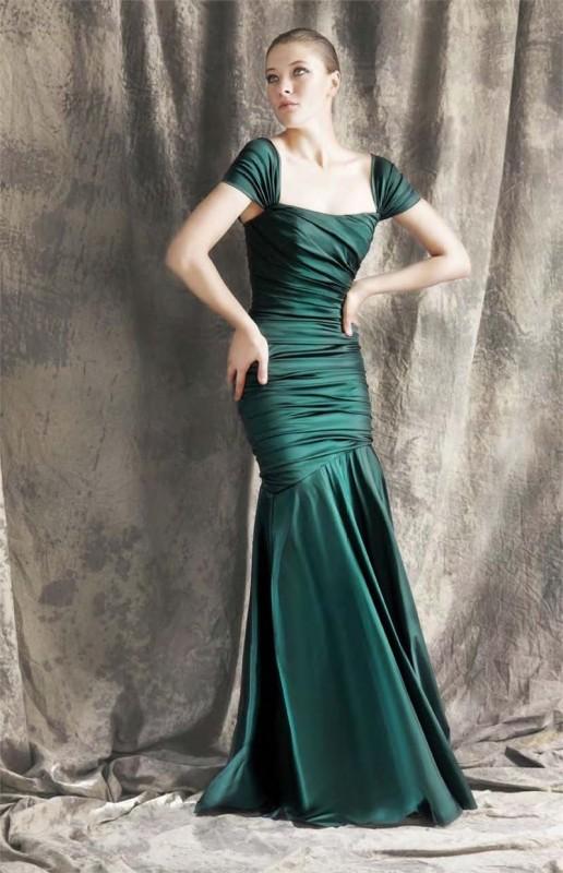Image of Theia - Ruched Mermaid Gown 881422
