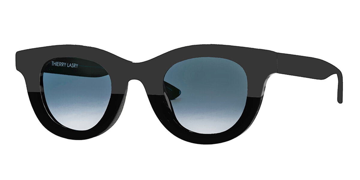 Image of Thierry Lasry Consistency 700 Óculos de Sol Pretos Masculino BRLPT