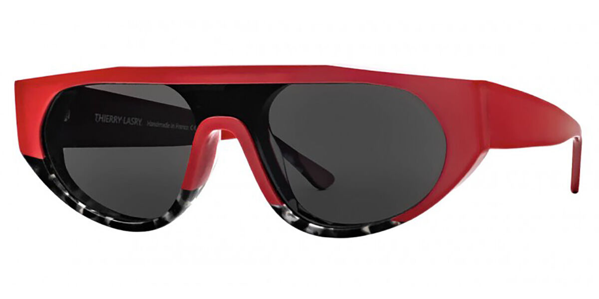 Image of Thierry Lasry Kanibaly 425 Óculos de Sol Vermelhos Masculino PRT