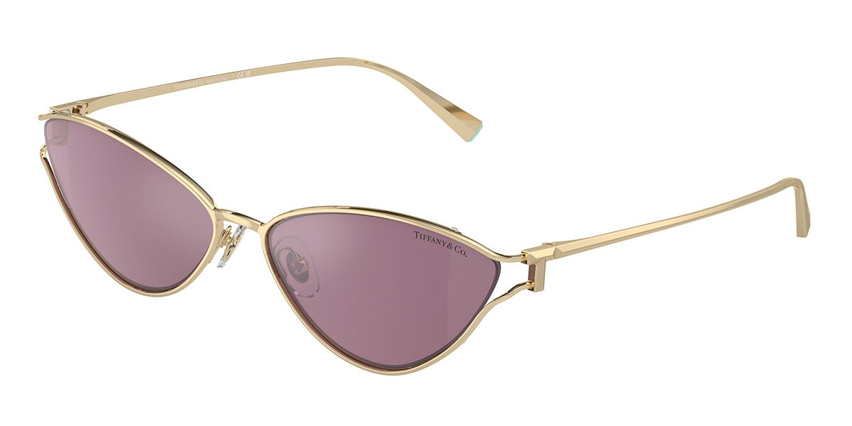 Image of Tiffany & Co TF3095 6194AK 61 Lunettes De Soleil Femme Dorées FR