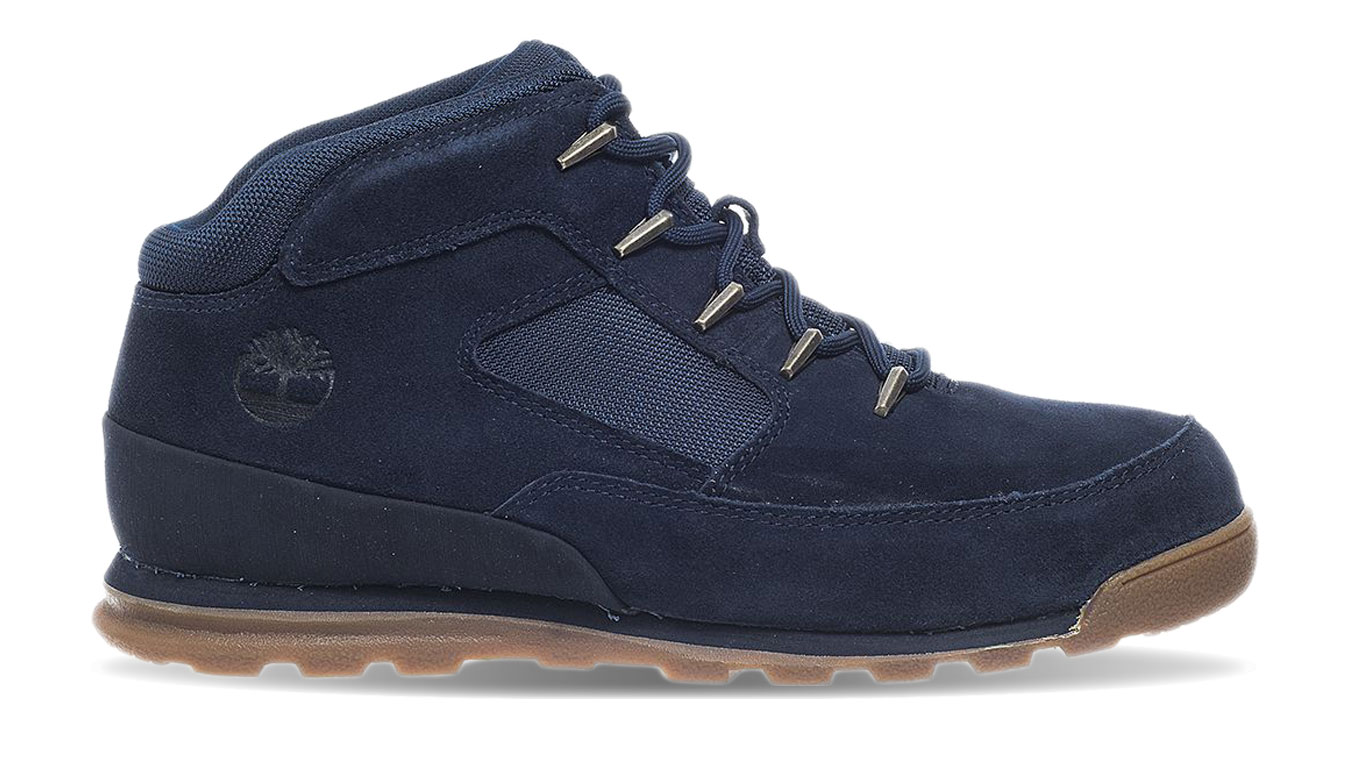 Image of Timberland Euro Rock Mid Hiker Navy Suede CZ