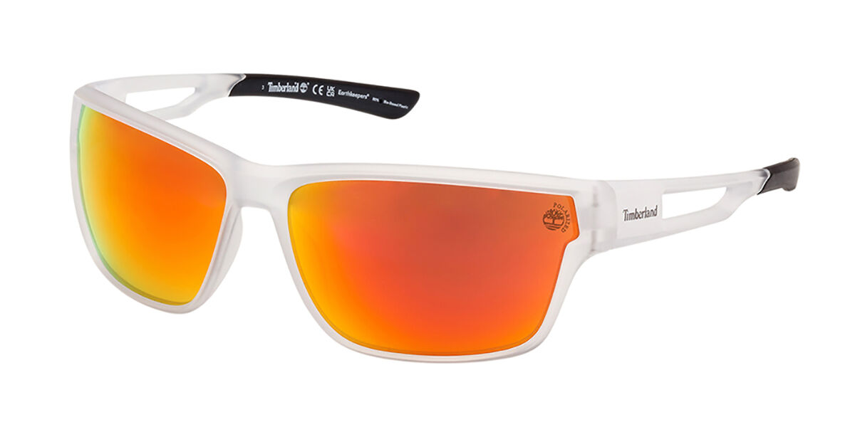 Image of Timberland TB00001 Polarized 26D Óculos de Sol Brancos Masculino PRT