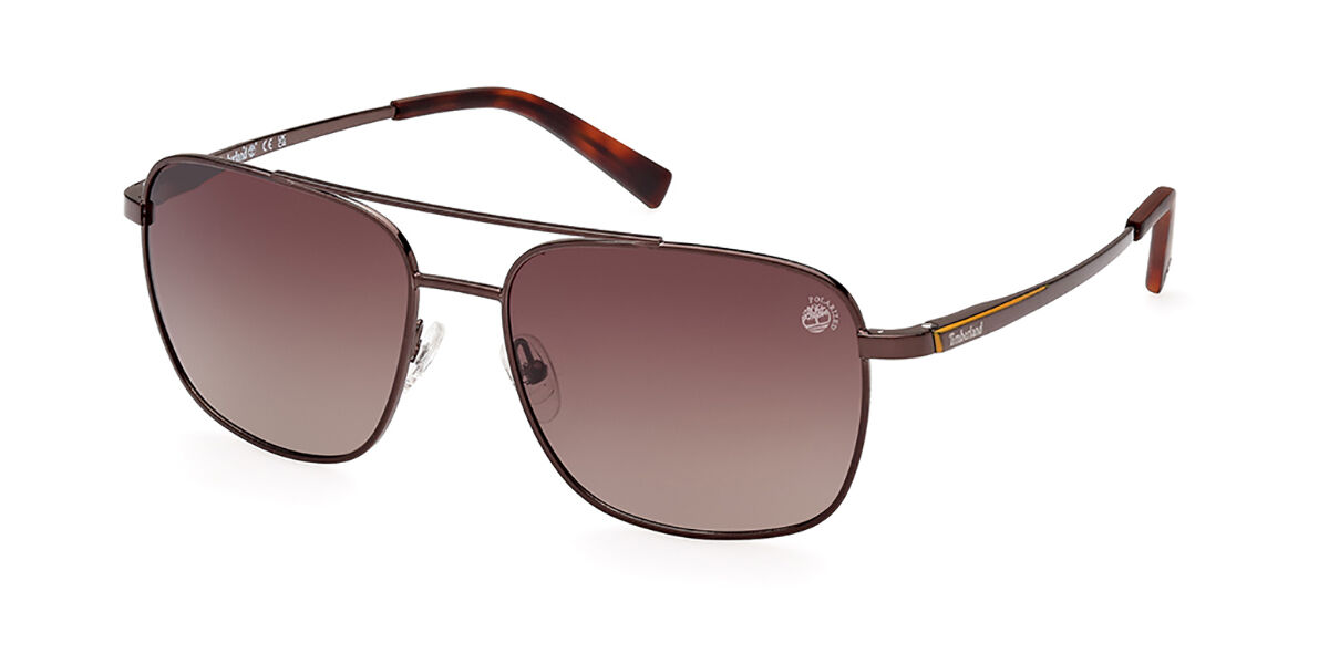 Image of Timberland TB9303 Polarized 48H Óculos de Sol Masculino Marrons BRLPT