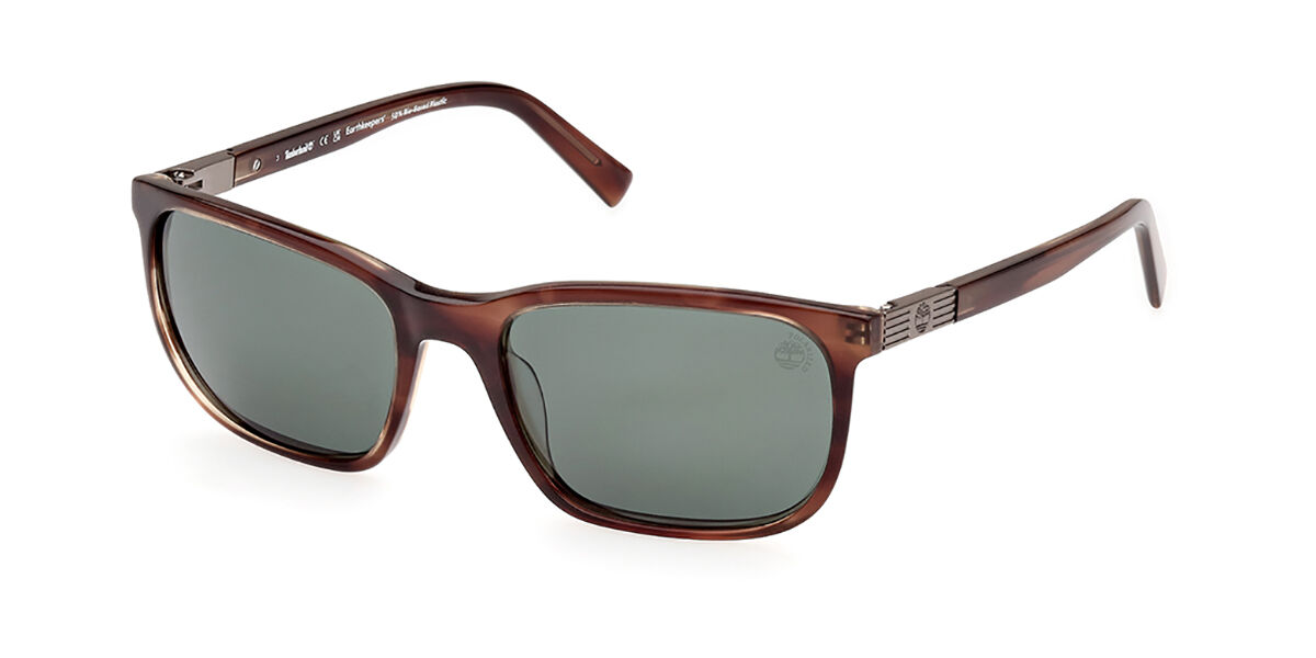 Image of Timberland TB9318 Polarized 48R Óculos de Sol Marrons Masculino PRT