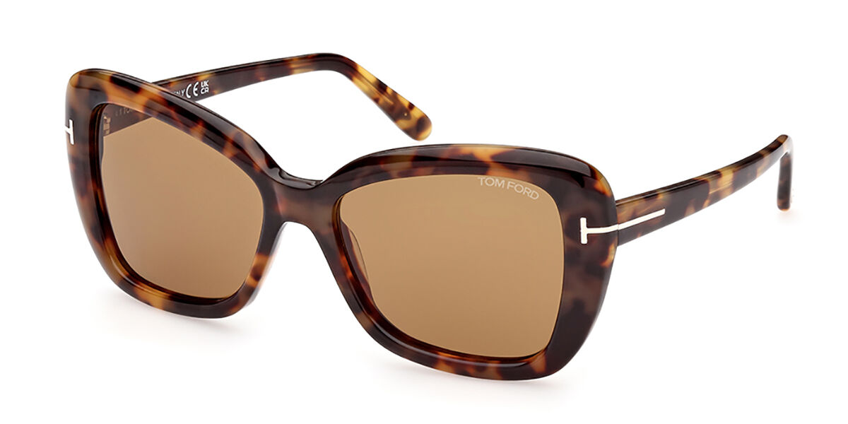 Image of Tom Ford FT1008 MAEVE 55J Óculos de Sol Tortoiseshell Feminino PRT