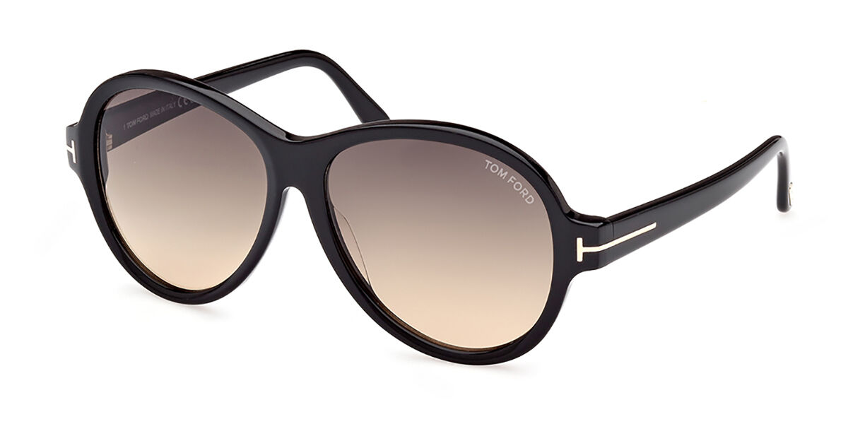 Image of Tom Ford FT1033 CAMRYN 01B Óculos de Sol Pretos Feminino PRT