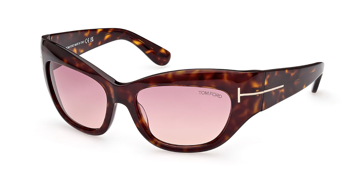 Image of Tom Ford FT1065 BRIANNA 52T Óculos de Sol Tortoiseshell Feminino PRT