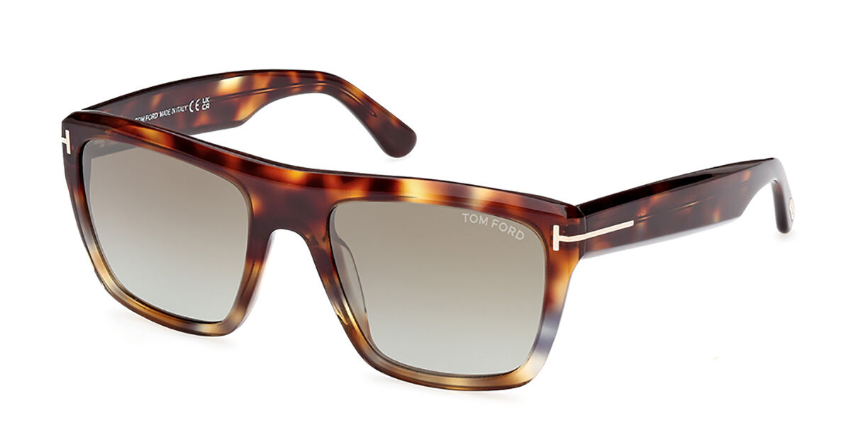 Image of Tom Ford FT1077 ALBERTO 55G Óculos de Sol Tortoiseshell Masculino PRT