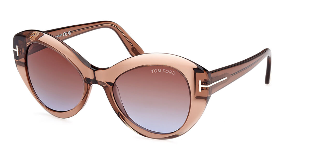 Image of Tom Ford FT1084 GUINEVERE 48F Óculos de Sol Marrons Feminino BRLPT