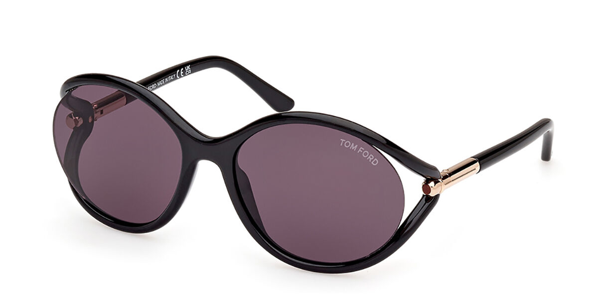 Image of Tom Ford FT1090 MELODY 01A Óculos de Sol Pretos Feminino PRT