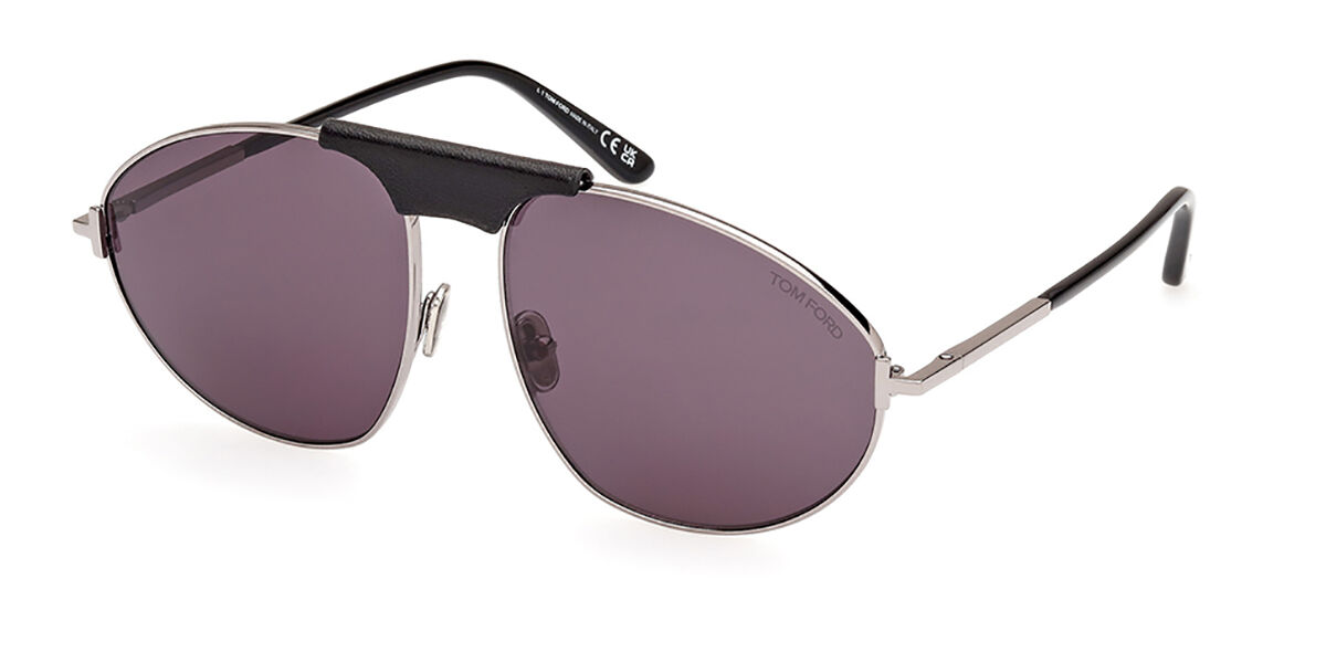 Image of Tom Ford FT1095 KEN 14A Óculos de Sol Prata Masculino PRT