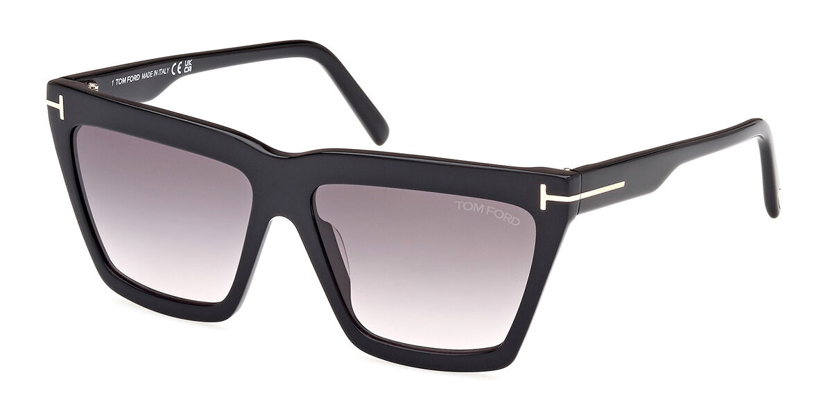 Image of Tom Ford FT1110 EDEN 01B Óculos de Sol Feminino Pretos BRLPT