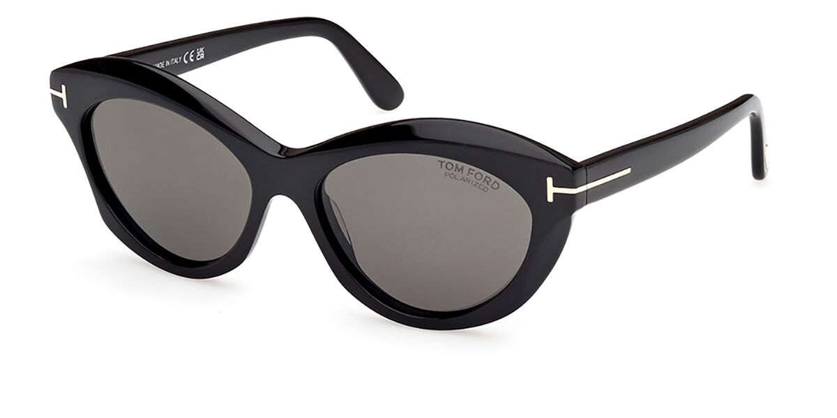 Image of Tom Ford FT1111 TONI Polarized 01D 55 Svarta Solglasögon Kvinna SEK