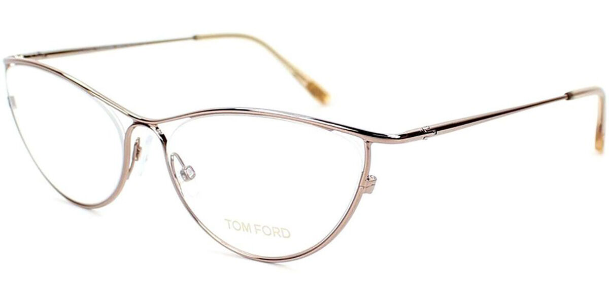 Image of Tom Ford FT5214 034 55 Różowe Damskie Okulary Korekcyjne PL