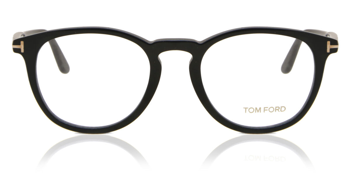 Image of Tom Ford FT5401 001 Óculos de Grau Pretos Masculino PRT