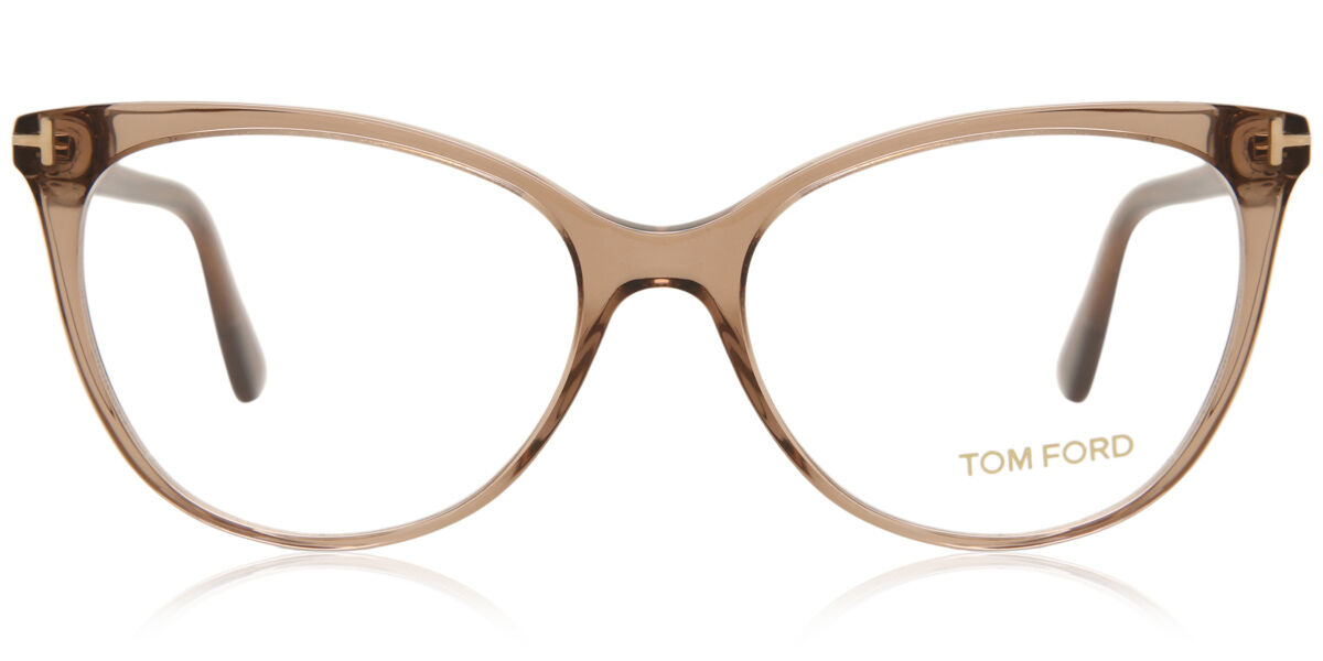 Image of Tom Ford FT5513 045 Óculos de Grau Marrons Feminino PRT