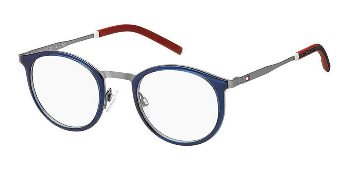 Image of Tommy Hilfiger TH 1845 PJP Óculos de Grau Azuis Masculino PRT