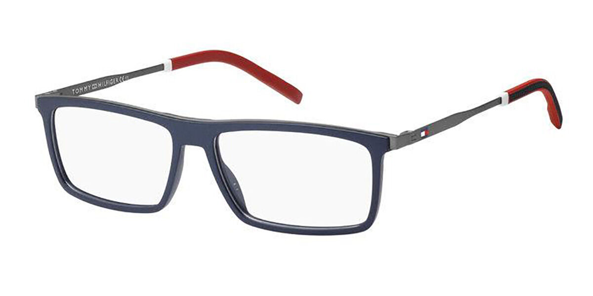 Image of Tommy Hilfiger TH 1847 FLL 55 Niebieskie Męskie Okulary Korekcyjne PL