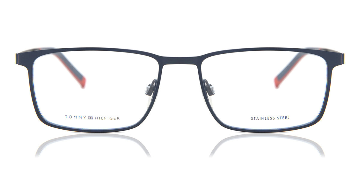 Image of Tommy Hilfiger TH 1918 FLL 56 Niebieskie Męskie Okulary Korekcyjne PL