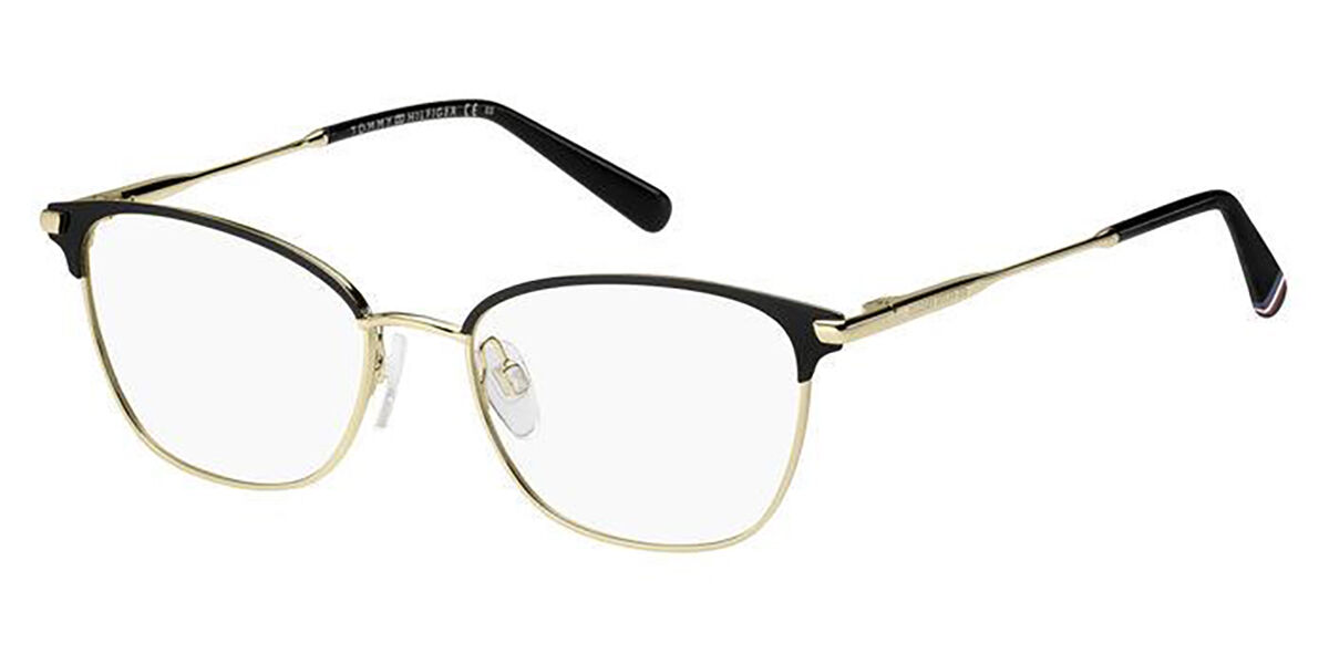 Image of Tommy Hilfiger TH 2002 2M2 52 Złote Damskie Okulary Korekcyjne PL