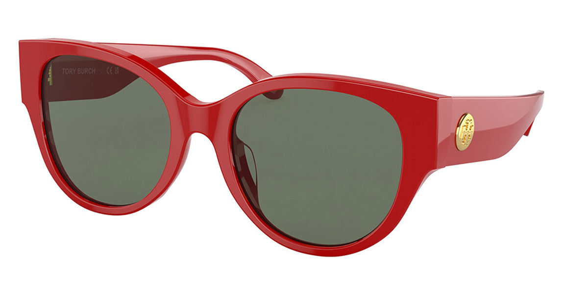 Image of Tory Burch TY7182U 18933H 54 Lunettes De Soleil Femme Rouges FR