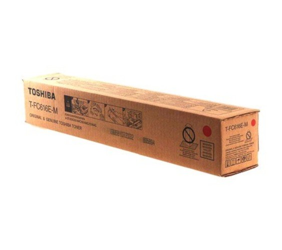 Image of Toshiba T-FC616EM 6AK00000375 bíborvörös (magenta) eredeti toner HU ID 353121