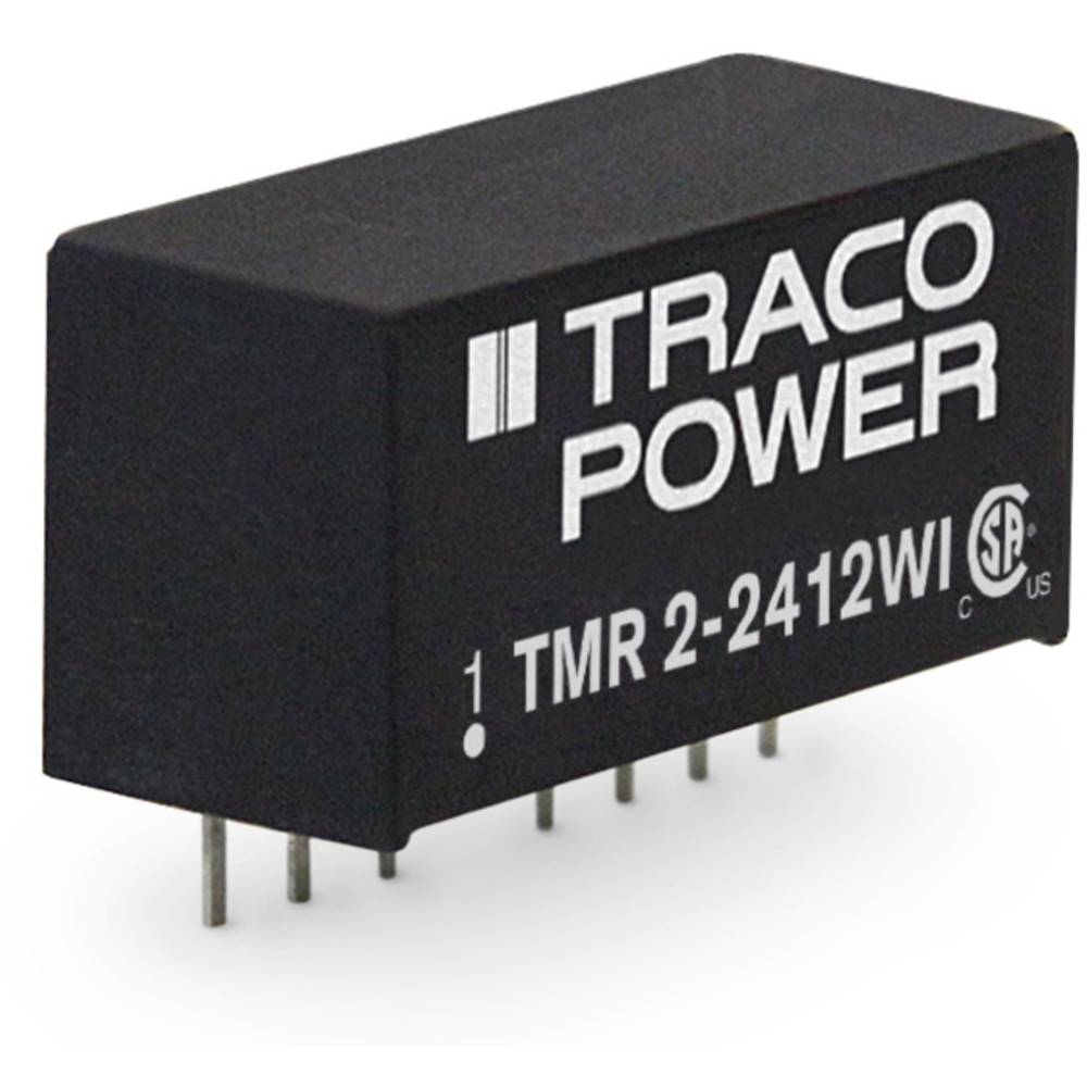 Image of TracoPower TMR 2-4822WI DC/DC converter (print) 48 V DC 12 V DC -12 V DC 85 mA 2 W No of outputs: 2 x Content 10