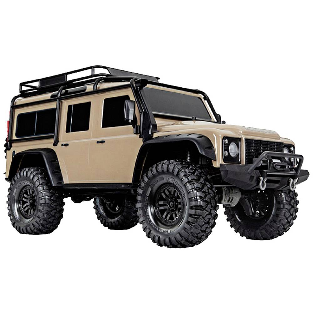 Image of Traxxas Landrover Defender Brushed 1:10 RC model car Electric Crawler 4WD RtR 24 GHz