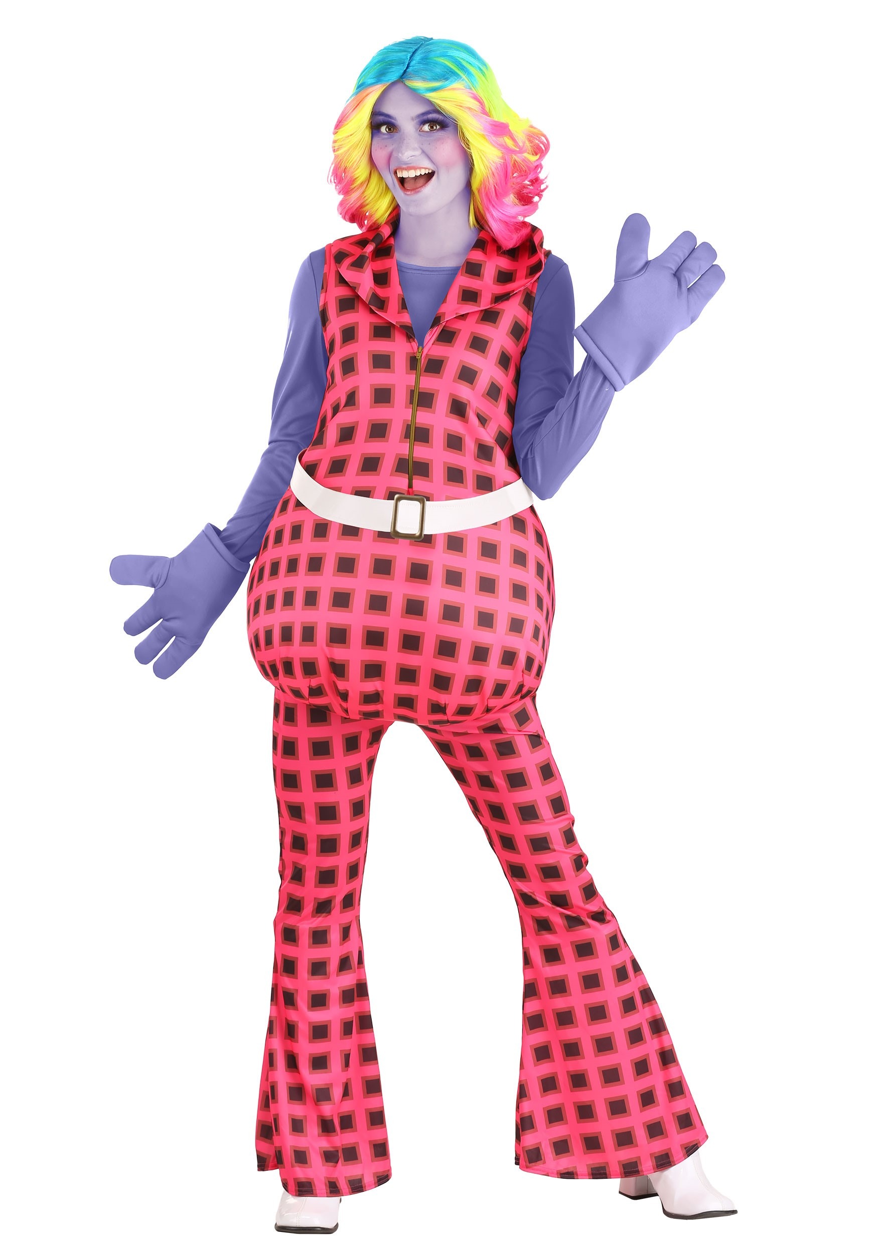 Image of Trolls Lady Glitter Sparkles Women's Costume ID FUN1527AD-L