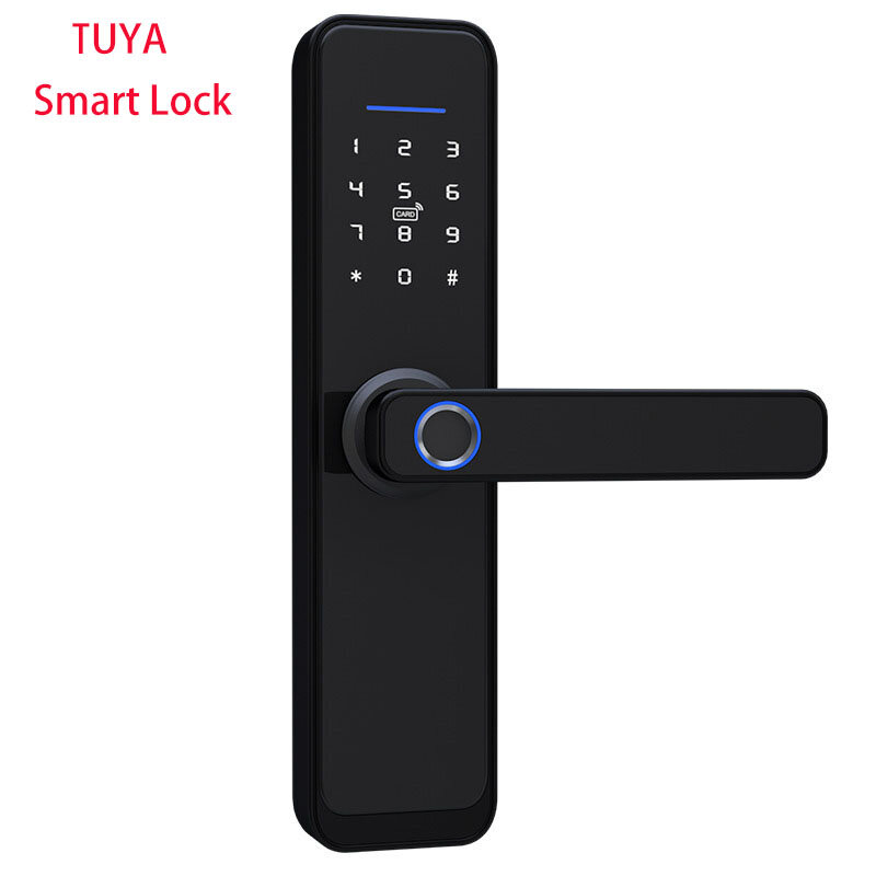 Image of Tuya WiFi Smart Lock Core Cylinder Intelligent Security Door Lock Bluetooth Double Lock Body Encryption with Keys Work w