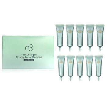 Image of US 25234178101 Natural BeautyYam Collagen Firming Facial Mask Set - Anti-Wrinkle 10applications