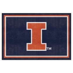 Image of University of Illinois Floor Rug - 5x8