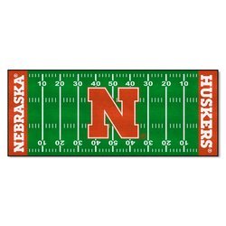 Image of University of Nebraska Football Field Runner Rug