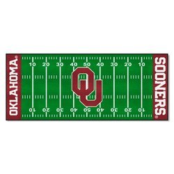 Image of University of Oklahoma Football Field Runner Rug