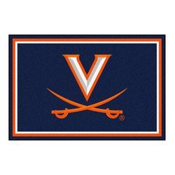 Image of University of Virginia Floor Rug - 5x8