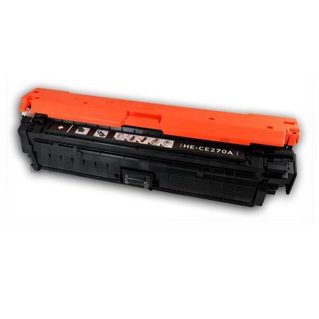 Image of Utángyártott toner a HP 650A CE270A fekete (black) HU ID 8367