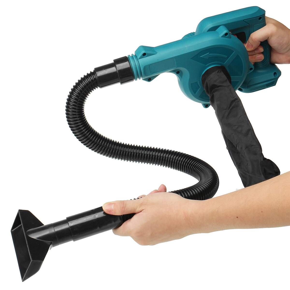 Image of VIOLEWORKS 2 in 1 Electric Air Blower Vacuum Cleaner Handheld Dust Collecting Tool For Makita18V Battery