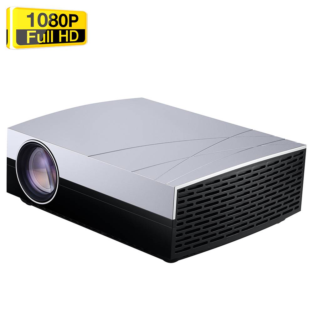 Image of VIVIBRIGHT F20 1080P LED Projector 3000 Lumens 15000 : 1 Contrast Ratio 300'' Image Size HiFi Stereo Speakers HDMI SPDIF - White