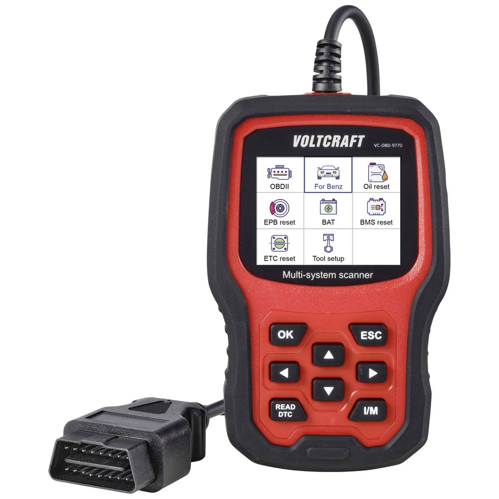 Image of VOLTCRAFT VC-OBD-9770 OBD II diagnostics tool VC-14616095