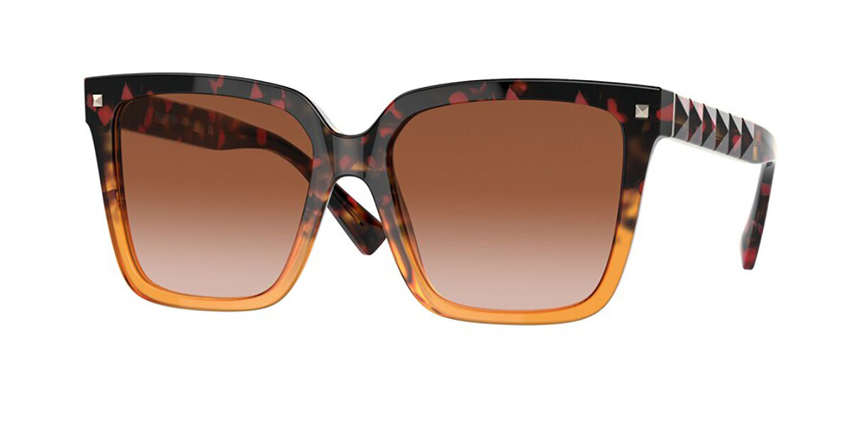 Image of Valentino VA4098F Asian Fit 519013 Óculos de Sol Tortoiseshell Feminino PRT