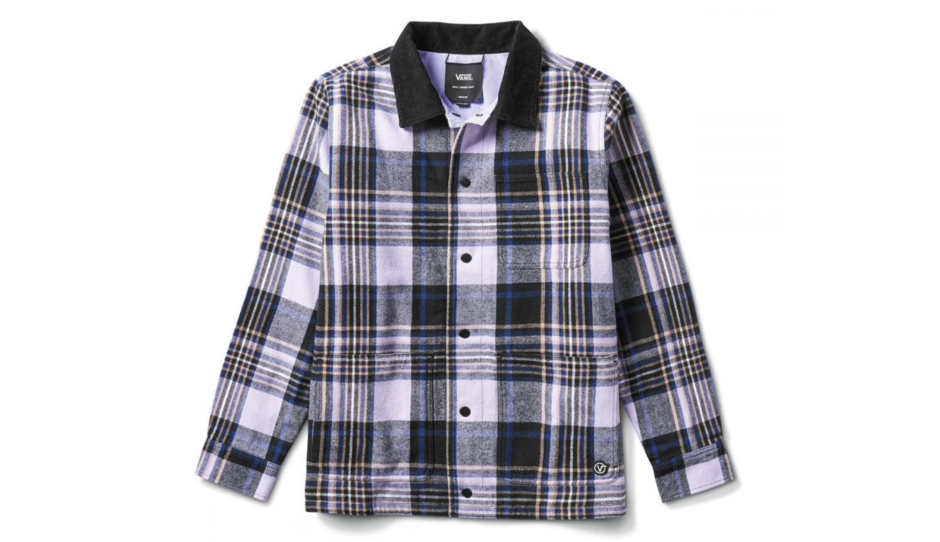 Image of Vans X Anderson Paak Plaid Reversible chore coat MN CZ