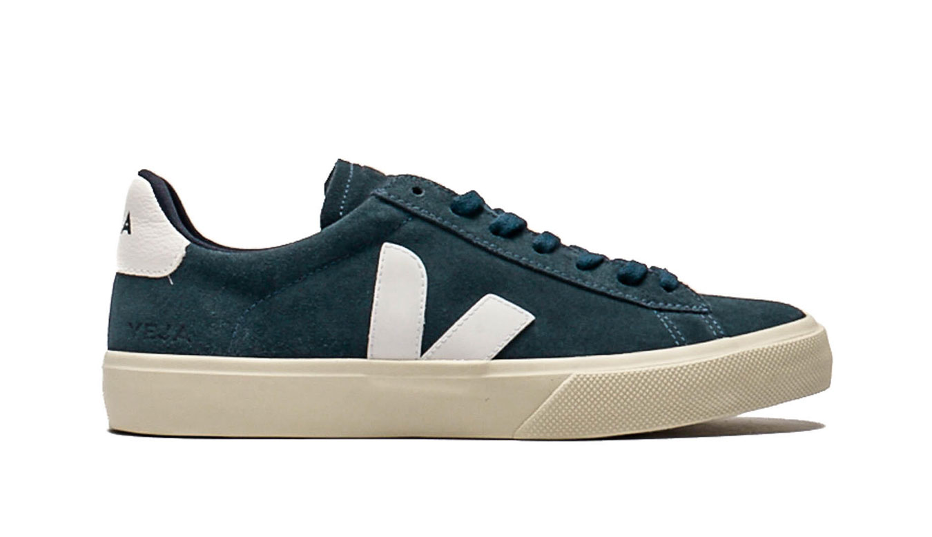 Image of Veja CAMPO SUEDE NAUTICO WHITE HR